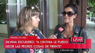 Silvina Escudero insinuó que Martín Baclini es gay y Cinthia no se quedó callada