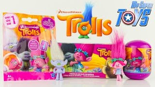 Dreamworks Trolls Surprises Eggs Blind Bags Toy Unboxing Juguetes Review