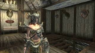 Skyrim - Female Fashion Show - Falmer Armor