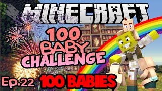 100 BABIES! | FINAL Minecraft 100 Baby Challenge Ep.22