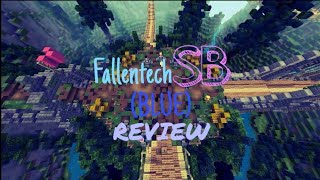 Fallentech Skyblock BLUE | REVIEW