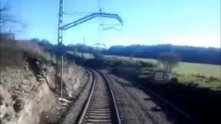 Rail view train Renfe Arco Orduña-Miranda de Ebro-Burgos
