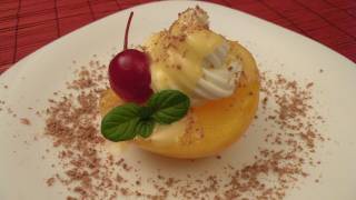 Brzoskwinie z serkiem mascarpone - Video-Kuchnia.pl