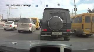 Быдло на Мерсе получил сдачи Аварии ДТП