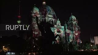 Germany: Berlin landmarks lit up during Festival of Lights
