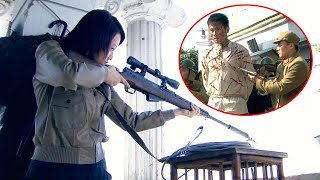 人質交換！日軍指揮官想耍陰招，卻不料被國軍女狙擊手連殺3人，立馬乖乖放人！ ️ 抗日