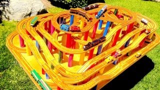 Thomas And Friends; Custom Built Wooden Toy Train Layout Board Review