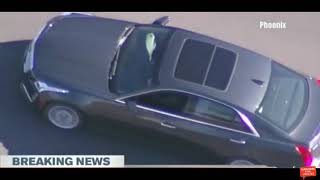 #police #chase Police are tracking a vehicle in west Phoenix
