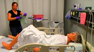 Nurse Aid Program - Female Perineal Care demonstration