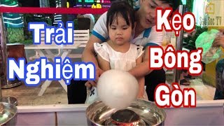 Bé Trải Nghiệm Làm Kẹo Bông Gòn ở Khu Vui Chơi VietKids | SauSoc TV