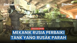Kendaraan Tempur Rusia yang Rusak Akibat Serangan Ukraina Kini Mulai Dipulihkan