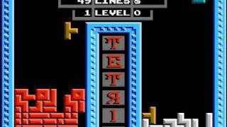 Tetris TenGen NES Gameplay