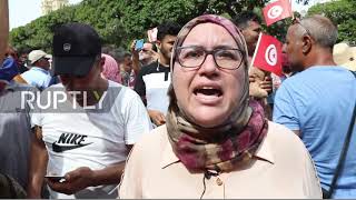 Tunisia: Thousands take to streets to decry President Saied"s alleged "coup"