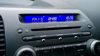 Сломанная магнитола Honda Civic 4D