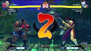 - R - [Balrog] vs t o n o 7 7 7 7 [Vega] SSF4 Japanese Online Ranked Matches - TRUE-HD