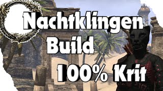 The Elder Scrolls Online -Nachtklingen Ausdauer/Stamina Build 100 % Krit PVE (Für Dungeons)