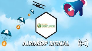 U$44 Dólares GRÁTIS no Airdrop GLOBAL PROPERTY . IMPERDÍVEL !