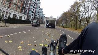 McLaren Service Delivery lorry driver doesn't like recumbents
