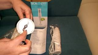 Распаковка Блендера SCARLETT SC-HB42S10 из Rozetka.com ua