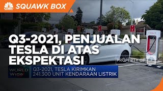 Di Atas Ekspektasi, Penjualan Tesla Q3-2021 Capai 241 Ribu Unit