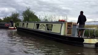 Valley Cruises beached hire boat