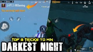 Top 3 Tricks to Win Darkest Night | PUBG Mobile New EvoZone Mode Tricks | RK Gaming