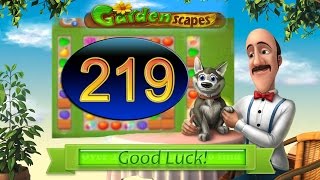 Gardenscapes 219 level Walkthrough