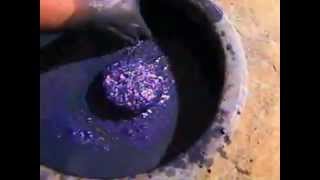 Natural Indigo Dye Fermentation Process