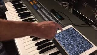 JX-8P Demo with iPG-800 Programmer iOS App