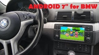 BMW Магнитола Е46 андроид  Android DVD для BMW E46  Часть 1 Установка