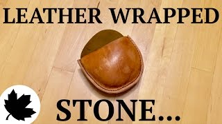 DIY Nordstrom's Leather Wrapped Stone
