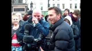 Glasgow George sq . THATCHER IS DEAD 8/4/13