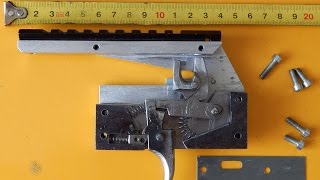 Спусковое устройство (замок) арбалета своими руками / homemade crossbow trigger