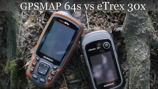 eAzymut: GPSMAP 64s vs eTrex 30x
