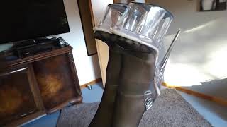 Highheelfee with black Pantyhose and Cristal High Heels ??????