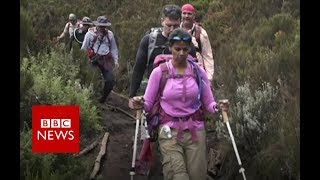 The woman leading amputees to the top of Mount Kilimanjaro - BBC News