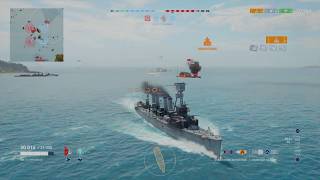 World of Warships( нападение,неадекватный игрок )