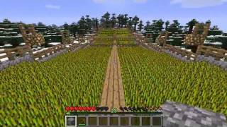 Minecraft - HUGE Automatic Wheat Harvesting Machine | RIESIGE Automatische Getreide-Erntemaschine