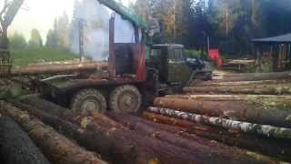 Манипулятор Атлант-С 90 РАЗГРУЗКА леса
