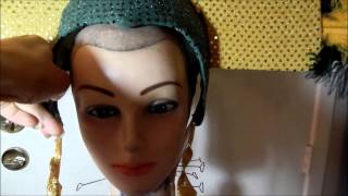 cascos o penachos paso a paso decimo tercera 13) parte (cordones, esponja y aretas)