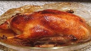 Как приготовить запеченную утку (гуся ) с яблоками. | How to cook baked duck with apples.