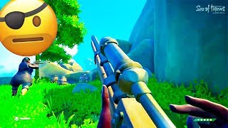 PIRATE SNIPING!! ☠ SEA OF THIEVES #2 | Chaos