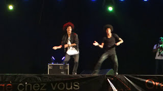 LES TWINS IN ABIDJAN 2015!!!! CRAZY FREESTYLE !! (Full performance)