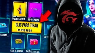 LE COMPRO TODA LA TIENDA A UN HACKER EN FREE FIRE * TIENDA DEL HACKER*