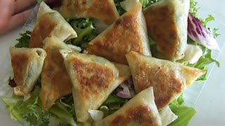 Recette Facile : Briouates/Brick aux thons et épinards