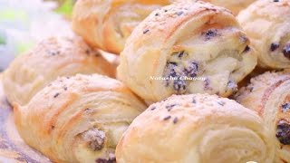 Слоеные улитки с творогом и изюмом  Одним словом   вкусняшка!