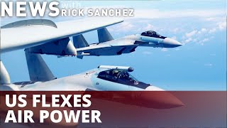 US flexes air power in Russia’s backyard