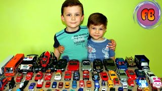 Наша коллекция 143 машинки! Делаем Обзор машинок для детей.