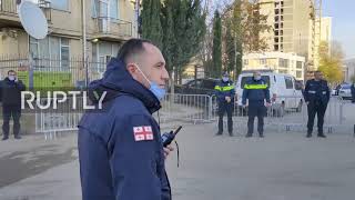 Georgia: Saakashvili leaves Tbilisi court building after speech