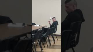 Man high on meth